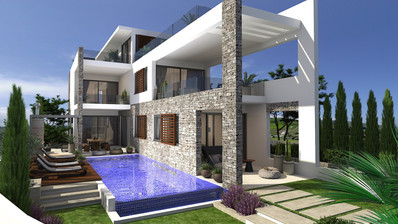 Luxury 5 Bed Villa In Kissonerga