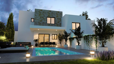 Three Bedroom Semi-Detached Villa with Pool Peyia