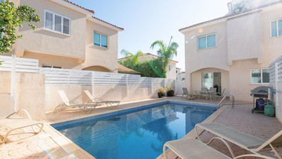 Sea View 3-Bed Pernera Villa with Private Pool