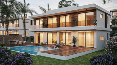 Spacious Five Bedroom Villa with Sea View Peyia