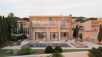 Spacious Five Bedroom Villa with Sea View Peyia