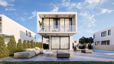 Detached Villa in Tranquil Chloraka with Pool