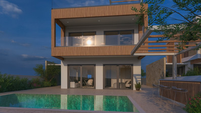 Detached Villa with Pool in Peaceful Peyia Village