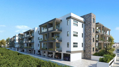 Однокомнатная квартира на первом этаже в Паралимни