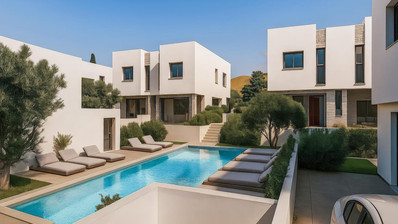 For Sale Detached Villa in Peaceful Peyia with Pool
