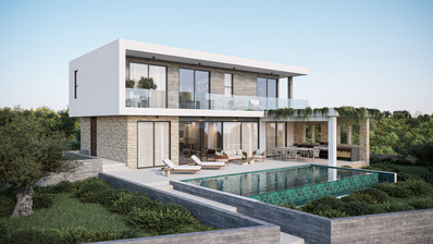 Bespoke Luxury Villa in the Prestigious Tala, Paphos