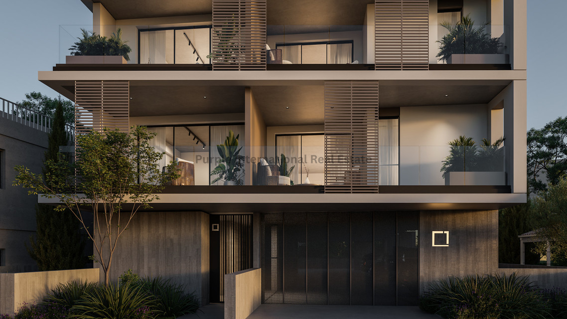 View of Penthouse Apartment Mesa Geitonia with Roof Garden - Purple International