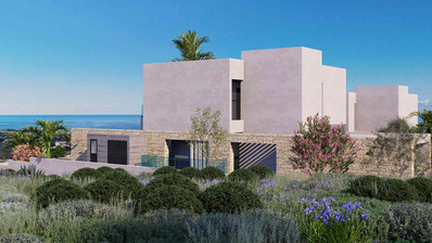 Spacious Secret Valley Villa with Sea View