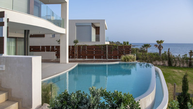 Seafront Villa with Pool Six Bedrooms Chloraka