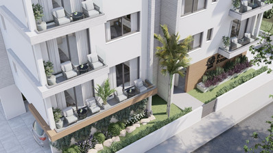 Modern Two Bedroom Top Floor Apartment in Universal
