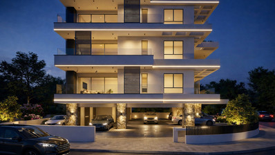 Двухкомнатная квартира на первом этаже в Паралимни