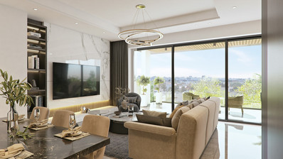 Квартира с одной спальней, расположенная в Фанеромени