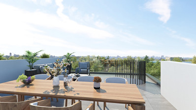 Апартаменты-пентхаус с одной спальней, расположенные в Ливадии