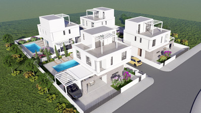 4 Bedroom Villa with Private Roof Terrace in Pernera