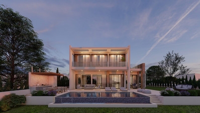 Sea Front 4 Bed Villa with Pool in Scenic Sea Caves