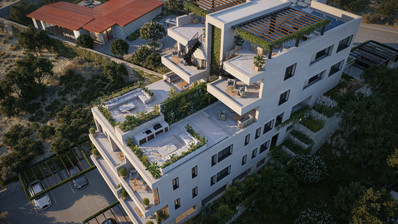 Spacious 2 Bed 3rd Floor Geroskipou Apartment