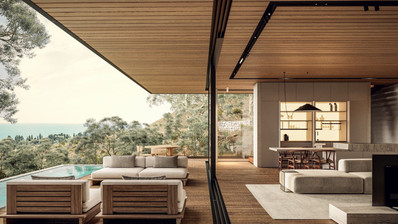 Вилла с видом на море и бассейном в живописном Капо Греко