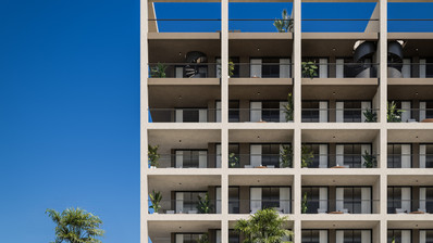 Top Floor Two Bedroom Apartment in Vibrant Tsiflikoudia