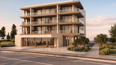 Spacious Three Bedroom Top Floor Apartment in Central Geroskipou