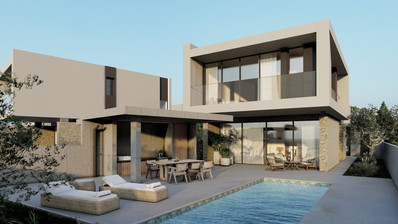 Отдельная вилла в оживленном районе Героскипу