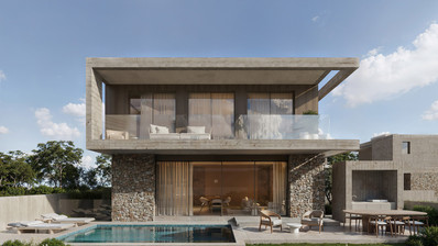 Seafront Three Bedroom Villa with Private Pool