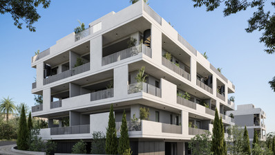 Современная однокомнатная квартира с кабинетом в тихом районе Айос Атанасиос