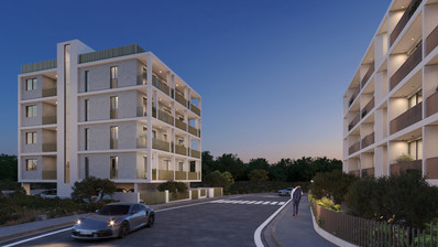 Modern Two Bedroom 3rd Floor Apartment in Central Paphos Town