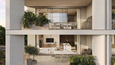 Modern 2 Bed Top Floor Apartment in Central Paphos Town