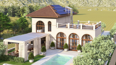 Modern 4 Bed Villa with Pool and Sea View in Aphrodite Hills