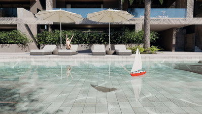 Sea View Apartment with Pool in Germasogeia