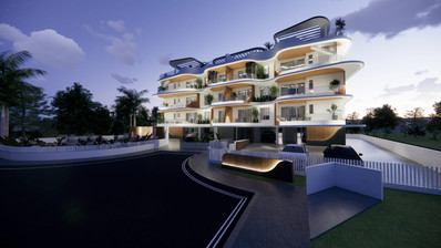 Двухкомнатная квартира на втором этаже в Арадиппу