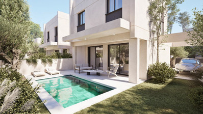 Modern Semi-Detached Villa in Peaceful Asomatos Area