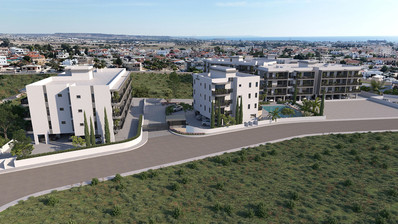 Двухкомнатная квартира на третьем этаже в Ороклини с общим бассейном и спортзалом