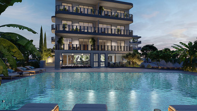 Просторная однокомнатная квартира на первом этаже в Ороклини