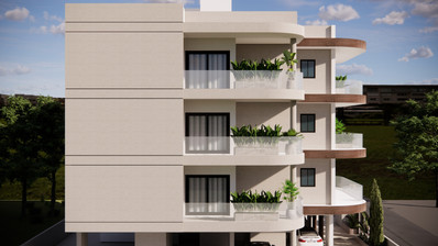 Современная квартира с 2 спальнями на верхнем этаже в центре Капсалоса доступна