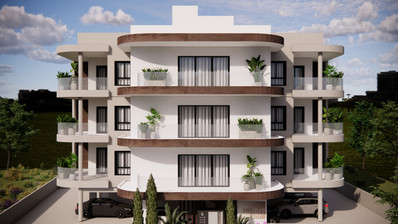 Современная Неснащённая Квартира на Последнем Этаже в Капсалосе