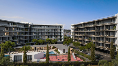 One Bedroom Top Floor Apartment with Pool and Gym Kato Polemidia