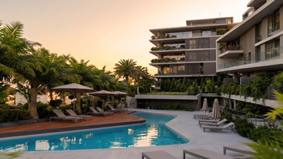 Modern 2 Bed Panthea Apartment with Pool and Gym Access