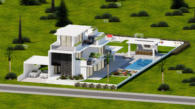 Modern 4-Bedroom Luxury Villa in Aradippou