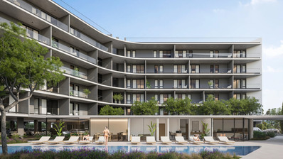 Two Bedroom Apartment in Kato Polemidia with Pool
