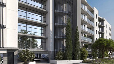 Modern Two Bedroom 2nd Floor Apartment in Central Mesa Geitonia