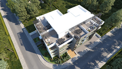 Three Bedroom Penthouse with Private Roof Garden in Aradippou