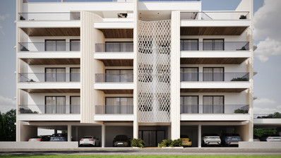 Modern 2-Bedroom Apartment with Private Roof Garden in Central Larnaca Town