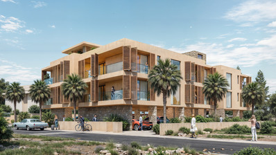 Top Floor Two Bedroom Apartment in Central Pyrgos