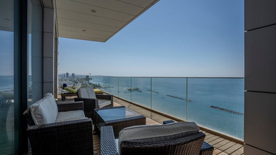Spacious Neapolis Penthouse with Sea View Amenities