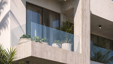 Penthouse Apartment Geroskipou Spacious Sea View Home