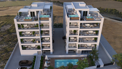 Two Bedroom Penthouse with Private Roof Garden in Livadia