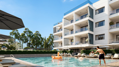 2-Bed Top Floor Apartment in Universal, Paphos