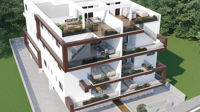 2-спальный пентхаус в Сотиросе с садом на крыше, Ларнака