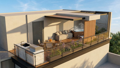 Modern 2-Bed Penthouse in Mesa Geitonia